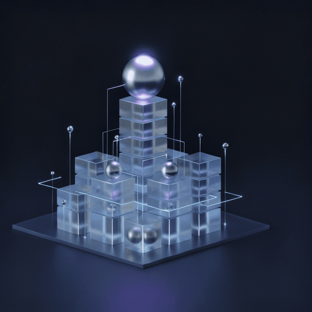 Home estrutura 3d fundo azul exato